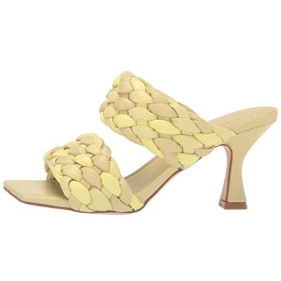 New Marc Fisher Women's Toree Heeled Sandal light lime yellow size 6 - Picture 1 of 9